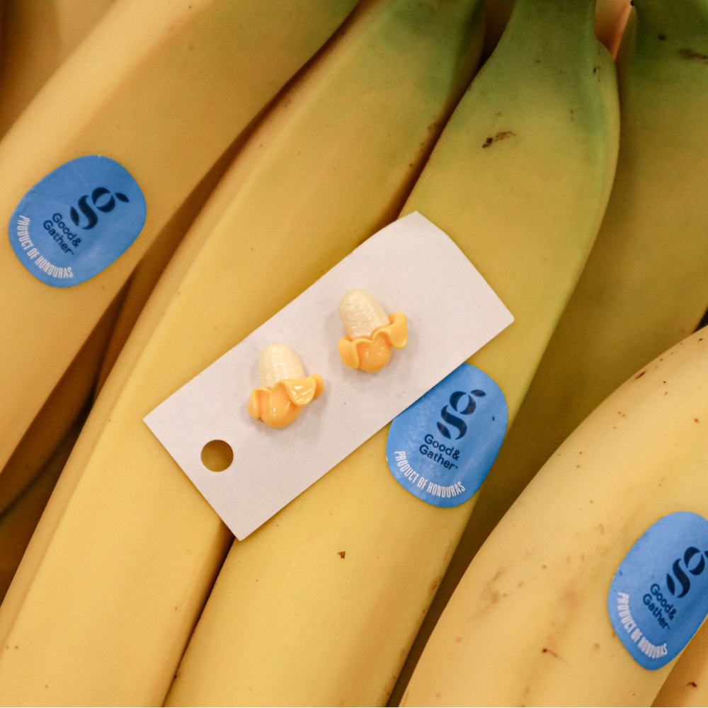 Super cute banana earrings 🍌